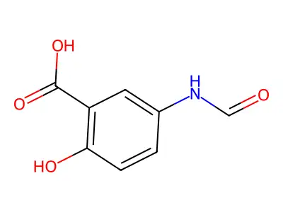 N-formamidosalicylic acid structure