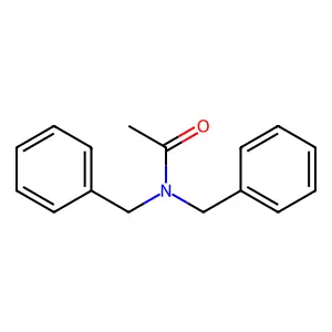 Acetamide, N,N-bis(phenylmethyl)- structure
