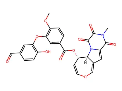 Dethiosecoemestrin structure