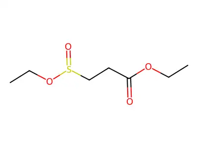 Ethyl 3-(ethoxysulfinyl)propanoate structure