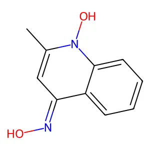 2-Methyl-4-hydroxylaminoquinoline1-oxide structure