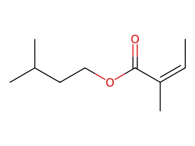3-Methylbutyl 2-methylbut-2-enoate structure