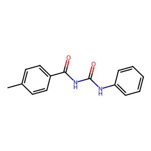 Benzamide, 4-methyl-N-[(phenylamino)carbonyl]- structure