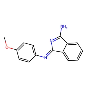 3-(4-Methoxyphenyl)iminoisoindol-1-amine structure