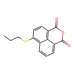 6-(propylthio)-1H,3H-naphtho[1,8-cd]pyran-1,3-dione structure