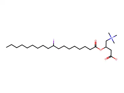 9-Iodostearyl carnitine structure