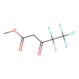 Methyl pentafluoropropionylacetate structure