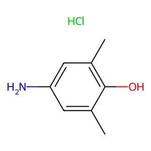 Phenol, 4-amino-2,6-dimethyl-, hydrochloride (1:1) structure