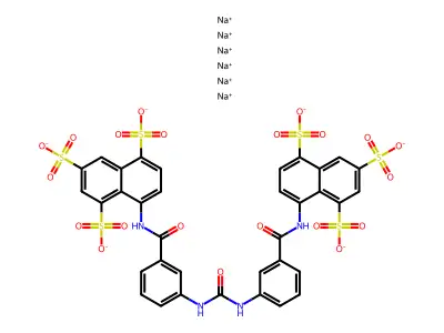 NF023 (hexasodium) structure