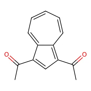Azulene, 1,3-diacetyl- structure