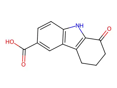 1-oxo-2,3,4,9-tetrahydro-1H-carbazole-6-carboxylic acid structure