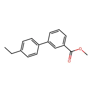 Methyl 3-(4-ethylphenyl)benzoate structure