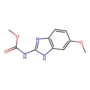 Methyl 5-(methoxy-1H-benzimidazole-2-yl)carbamate structure