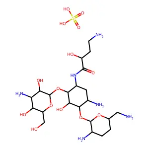 Arbekacin Sulfate structure