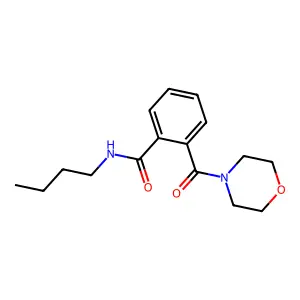 Benzamide, N-butyl-2-(4-morpholinylcarbonyl)- structure