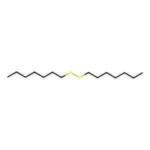 Diheptyl disulfide structure
