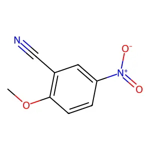 2-Methoxy-5-nitrobenzonitrile structure