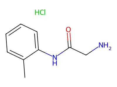 2-Amino-N-(2-methylphenyl)acetamide hydrochloride structure