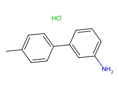 4'-Methylbiphenyl-3-ylamine hydrochloride structure