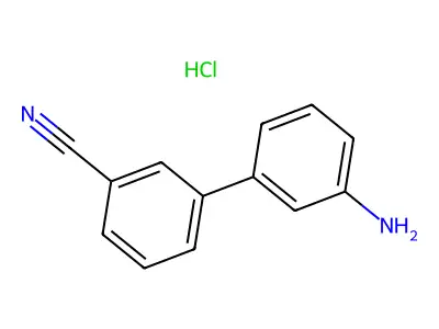 3-(3-aminophenyl)benzonitrile Hydrochloride structure