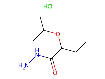 2-Isopropoxybutanohydrazide hydrochloride structure