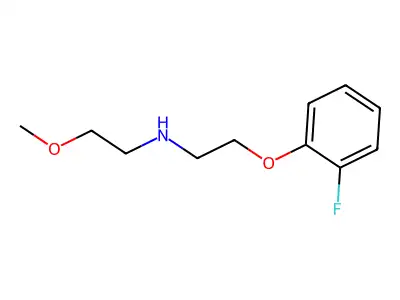 2-(2-fluorophenoxy)-N-(2-methoxyethyl)ethanamine structure