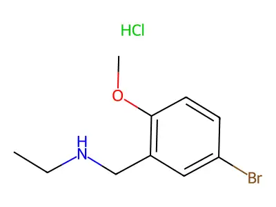 N-(5-Bromo-2-methoxybenzyl)ethanamine hydrochloride structure
