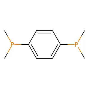 Phosphine, 1,4-phenylenebis[dimethyl- structure
