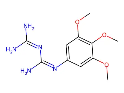 N-(3,4,5-Trimethoxyphenyl)triimidodicarbonic diamide structure