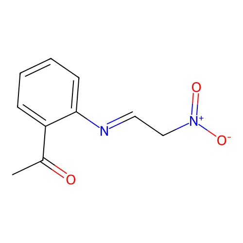 1-(2-{[(E)-2-nitroethylidene]amino}phenyl)ethanone structure