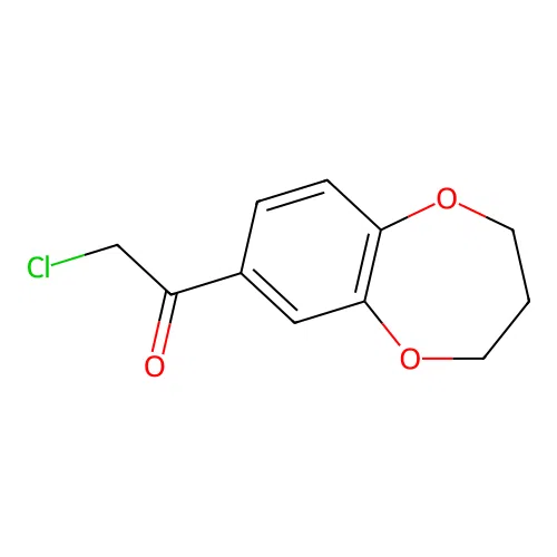 2-Chloro-1-(3,4-dihydro-2H-benzo[b][1,4]dioxepin-7-yl)-ethanone structure