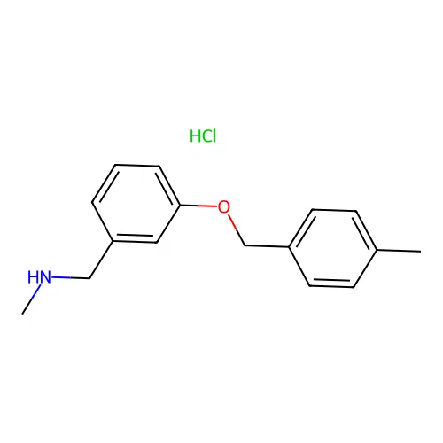 N-Methyl-1-(3-((4-methylbenzyl)oxy)phenyl)methanamine hydrochloride structure
