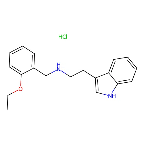 N-(2-ethoxybenzyl)-2-(1H-indol-3-yl)ethanamine hydrochloride structure