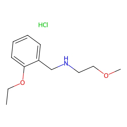 N-(2-ethoxybenzyl)-2-methoxyethanamine hydrochloride structure