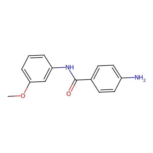 4-amino-N-(3-methoxyphenyl)benzamide structure