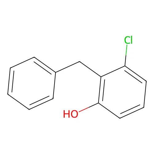 Phenol, chloro(phenylmethyl)- structure