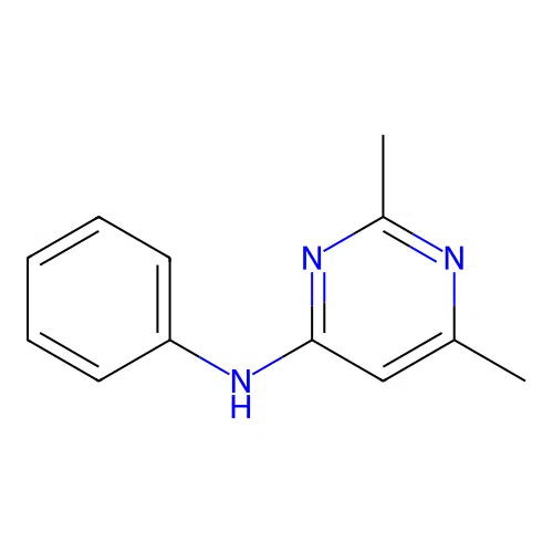 2,6-dimethyl-N-phenylpyrimidin-4-amine structure