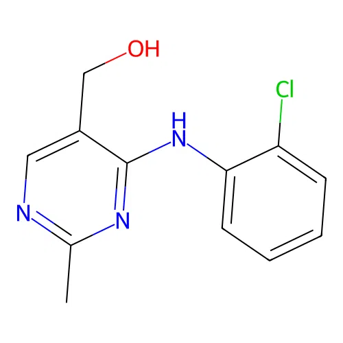 [4-(2-Chloroanilino)-2-methylpyrimidin-5-yl]methanol structure