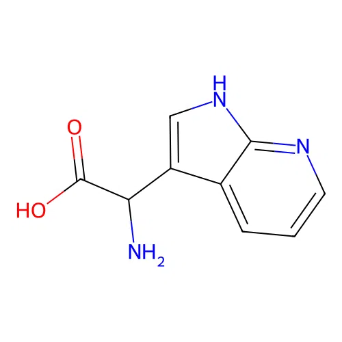 D,L-7-Aza-3-indolylglycine structure