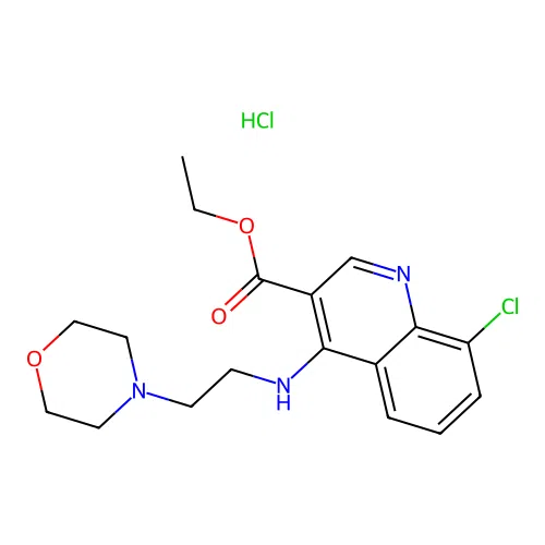 C18H23Cl2N3O3 structure