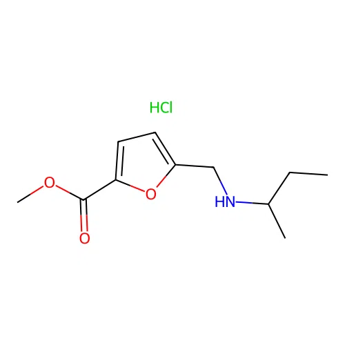 5-(Sec-butylamino-methyl)-furan-2-carboxylic acid methyl ester structure