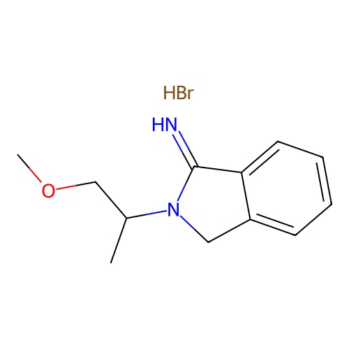 2-(1-Methoxypropan-2-yl)isoindolin-1-imine hydrobromide structure