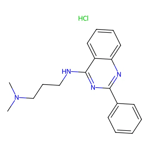 N,N-Dimethyl-N'-(2-phenyl-quinazolin-4-yl)-propane-1,3-diamine structure