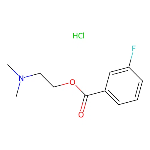2-(Dimethylamino)ethyl 3-fluorobenzoate hydrochloride structure
