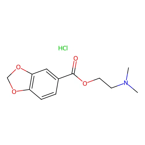 2-(Dimethylamino)ethyl benzo[d][1,3]dioxole-5-carboxylate hydrochloride structure