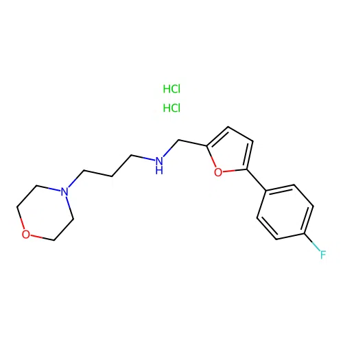 C18H25Cl2FN2O2 structure