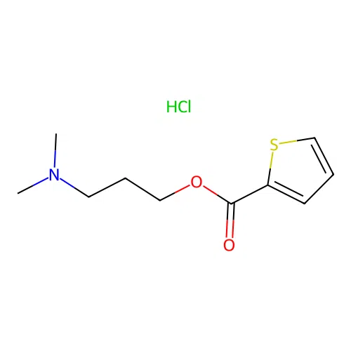 3-(Dimethylamino)propyl thiophene-2-carboxylate hydrochloride structure