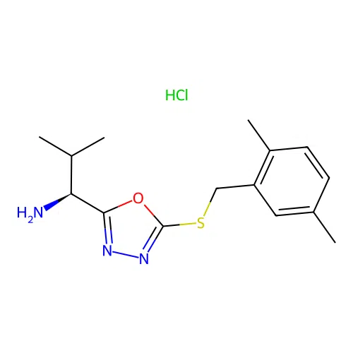 C15H22ClN3OS structure