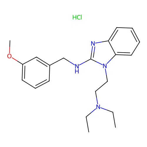 [1-(2-Diethylamino-ethyl)-1H-benzoimidazol-2-yl]-(3-methoxy-benzyl)-amine structure