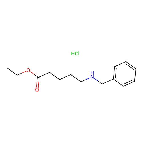 Ethyl 5-(benzylamino)pentanoate hydrochloride structure